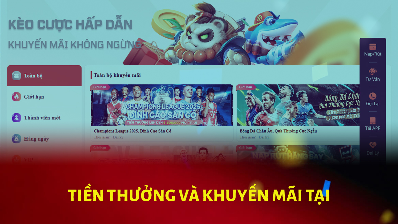 Bsports cung cấp nhiều phần thưởng và chương trình khuyến mãi hấp dẫn cho người chơi mới.