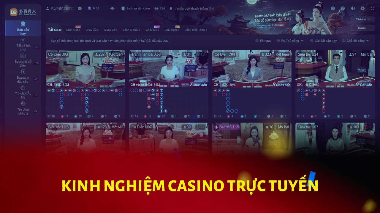 Ngoài cá cược thể thao, Bsports còn cung cấp trò chơi sòng bạc.